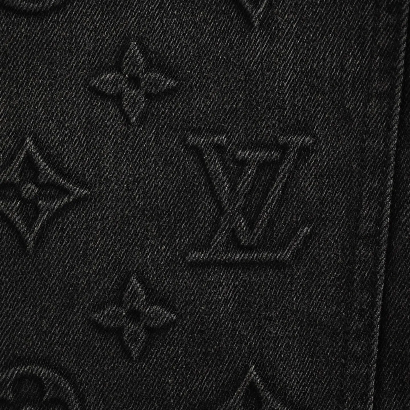 Louis Vuitton/Louis Vuitton presbyopic embossed jeans
